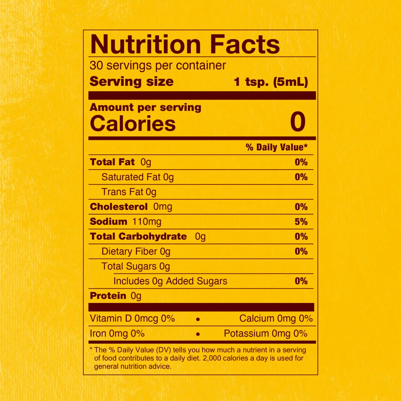 Cholula Original Hot Sauce ingredients label 360ml
