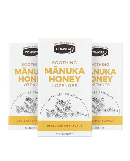 Manuka Honey Lozenges with Propolis Lemon & Honey