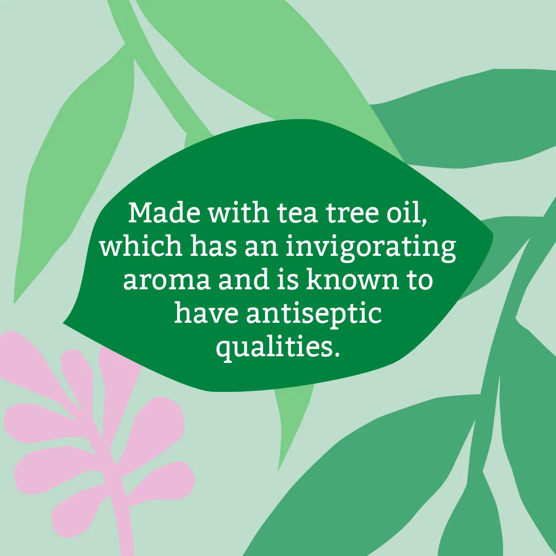 Faith In Nature Tea Tree Vegan Bar Soap 6 × 100g cardboard packaging ingredients