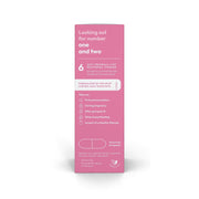 How to Use: Bio-Kult Pregnéa capsule directions and storage instructions 60 capsules on white background side view.