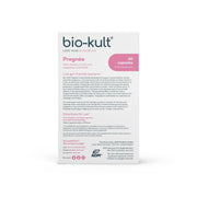 Bio-Kult Pregnéa supplement facts and ingredients label 60 capsules on white background