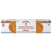 Le Chic Pâtissier Original Stroopwafels, box packaging, caramel flavour, 1.26kg, 40 waffles