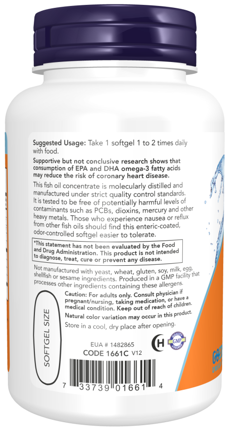 Ultra Omega-3 Fish Oil (Bovine Gelatin) Softgels