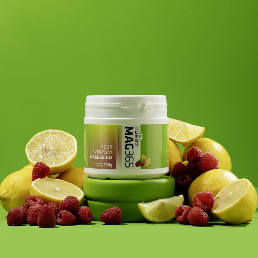 MAG365 Ionic Magnesium Powder, Exotic Raspberry Lemon - 150g