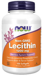 Now Foods Lecithin 1200 mg Softgels