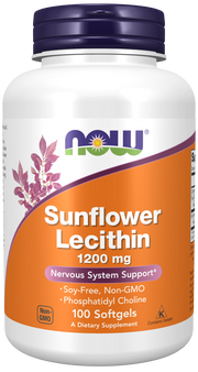 NOW Sunflower Lecithin 1200mg Softgels