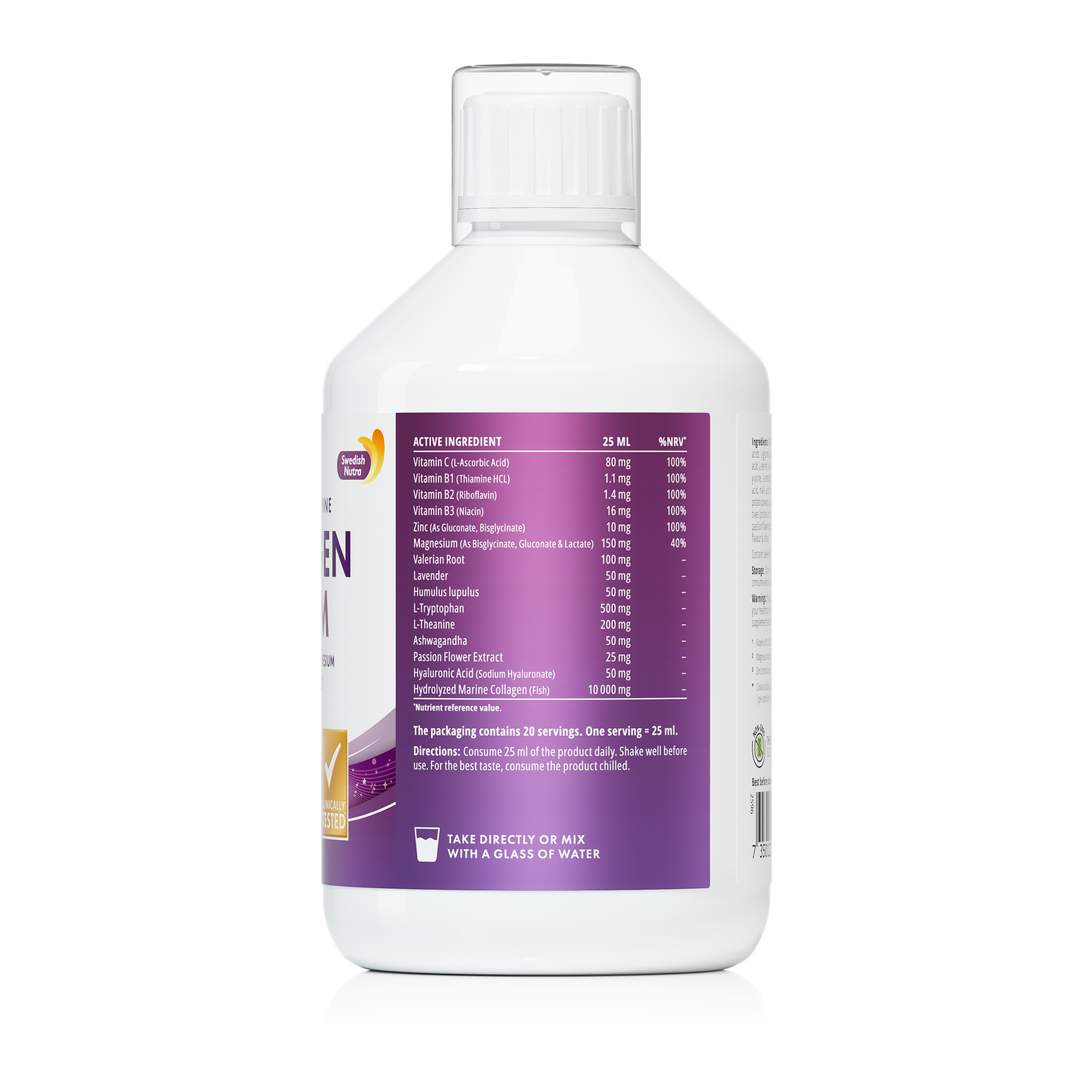 Swedish Nutra Collagen Dream Liquid Berry 500ml