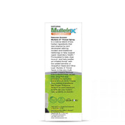 Nature’s Answer Mullein-X Throat Spray 60ml supplement labelon a white background