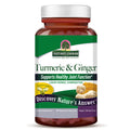 Capsules véganes de Curcuma & Gingembre Nature's Answer - 90 unités