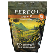Percol Americano medium roast coffee bags pack 60 x 8g