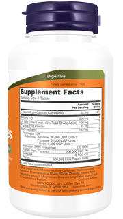 NOW Foods Super Enzymes, Easy To Swallow Tablets