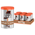 Nescafé Azera Americano café instantané avec grains moulus – 6 x 75g