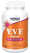 Multivitamines pour femmes NOW Eve avec superfruits et antioxydants en comprimés