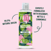 Faith In Nature Wild Rose Nourishing Conditioner, bottle packaging, Wild Rose, 400ml product information