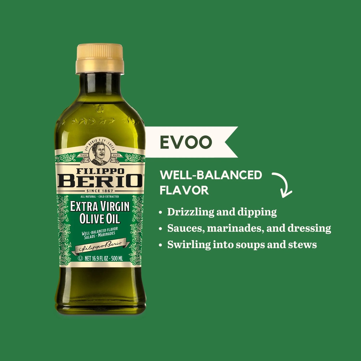 Filippo Berio Extra Virgin Olive Oil 500ml