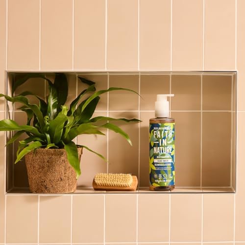Faith In Nature Seaweed & Citrus Restorative Hand Wash, pump bottle packaging, citrus, 400ml, hand care