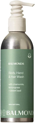 Balmonds Gel Douche Corps, Mains et Cheveux Nettoyant Naturel - 200ml