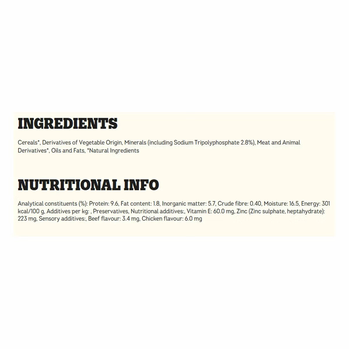 Pedigree Dentastix Medium Dogs 105 Sticks packaging showing ingredients and product information