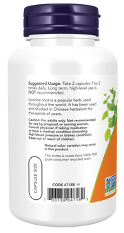 Now Foods Licorice Root 450 mg Veg Capsules
