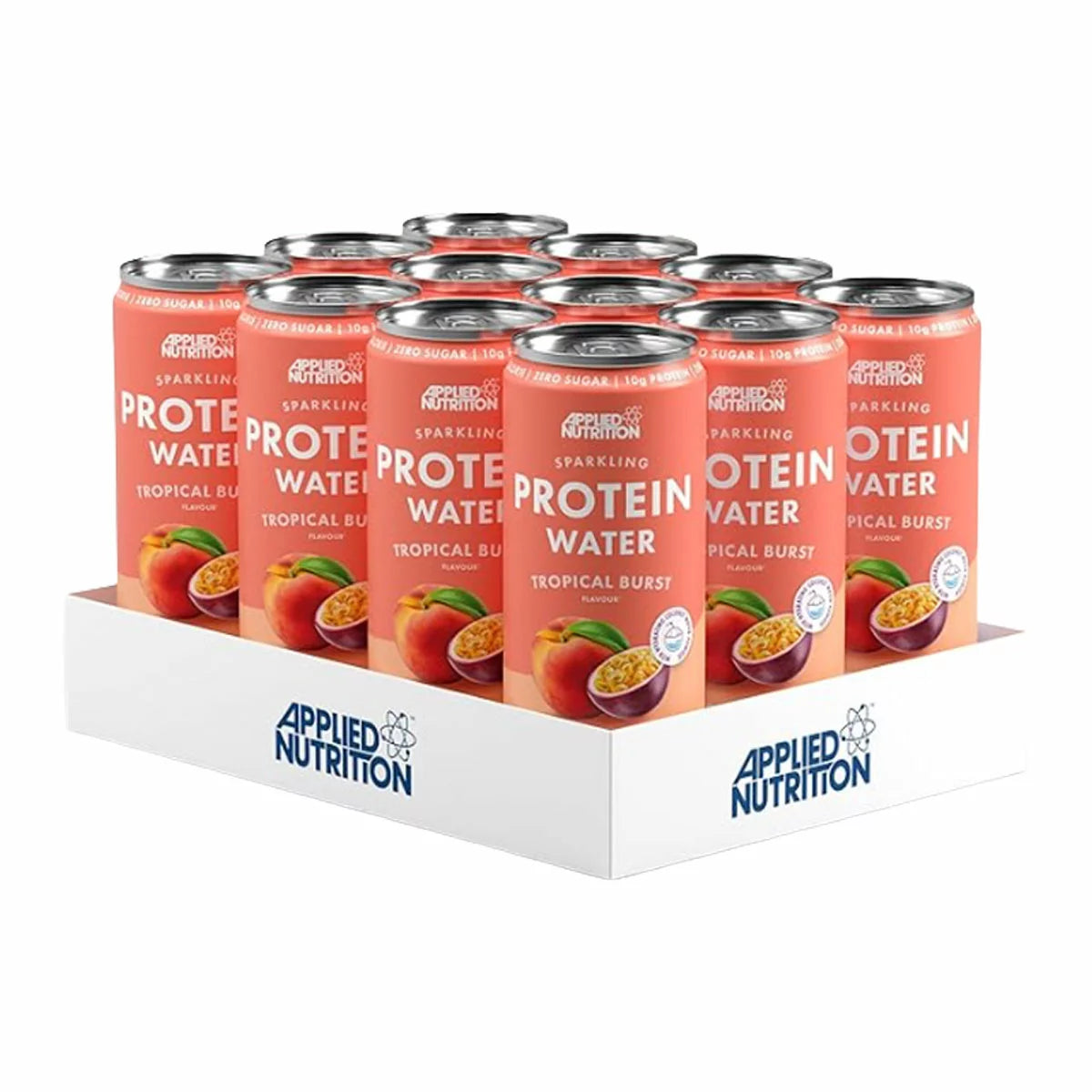 Applied Nutrition Sparkling Protein Water Tropical Burst 12 x 330ml multipack