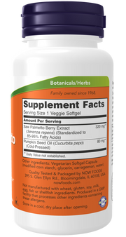 Now Foods Saw Palmetto Extract 320 mg Veggie Softgels