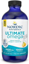 Nordic Naturals Ultimate Omega Xtra Liquid, Lemon with Vitamin D3 237ml