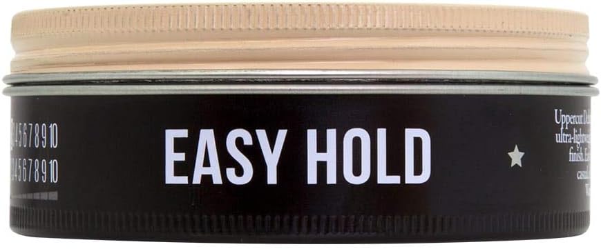 Side image: Uppercut Deluxe Easy Hold Hair Putty 90g jar matte styling product packaging