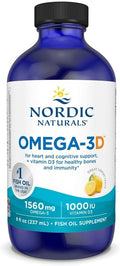 Nordic Naturals Omega-3D liquide, citron avec vitamine D3 - 237ml