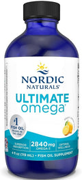 Nordic Naturals Ultimate Omega 2840mg Lemon Liquid Fish Oil
