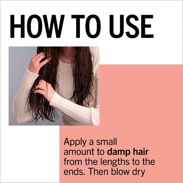 Schwarzkopf Blow-Dry Straightening Cream tube packaging hair styling cream 150ml application instructions image