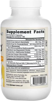 Jarrow Formulas BoneUp Calcium 1000mg 360 Capsules & barcode