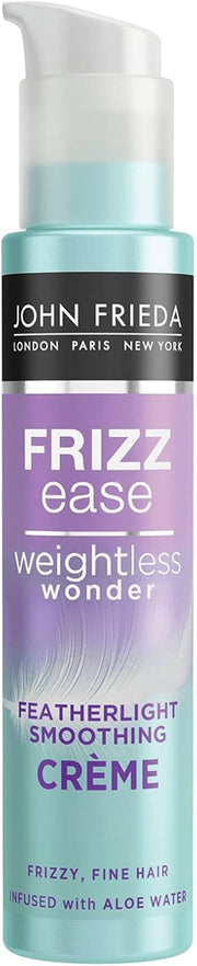 John Frieda Frizz Ease Weightless Wonder Smoothing Crème 100ml tube for fine hair