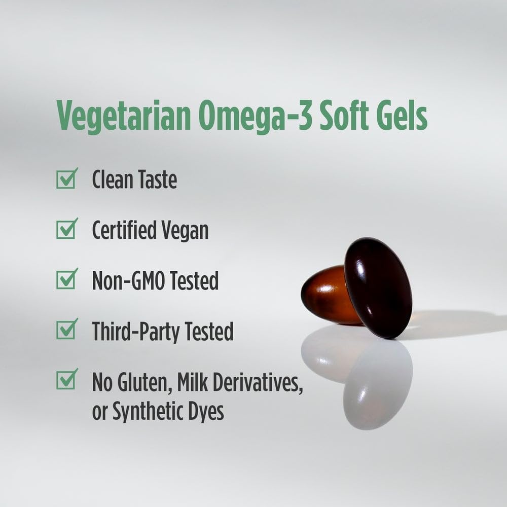 Nordic Naturals Algae Omega-3 Softgels - 715mg Vegan Omega-3 EPA & DHA