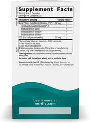 Supplement facts panel and directions for Nordic Naturals Probiotic Daily.