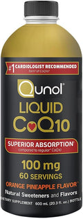 Qunol CoQ10 liquide 100 mg Saveur Orange Ananas