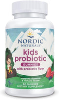 Nordic Naturals Kids Probiotic with Prebiotic Fiber Berry 60 Gummies