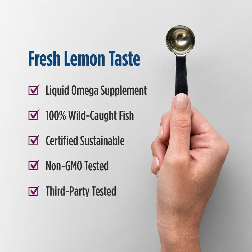 Nordic Naturals Complete Omega-3 Blend - EPA DHA GLA - Lemon Flavour