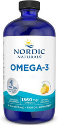 Nordic Naturals Huile de Poisson Omega-3 Liquide - 1560mg par Cuillère à Thé - Citron