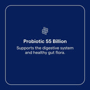 Trace Minerals Probiotic 55 Billion Capsules - 30 Count