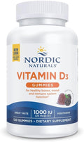 Gommes vitamine D3 + fer Nordic Naturals 1000 UI - Baies sauvages - 120 unités