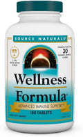 Source Naturals Wellness Formule Soutien Immunitaire Comprimés 180 unités