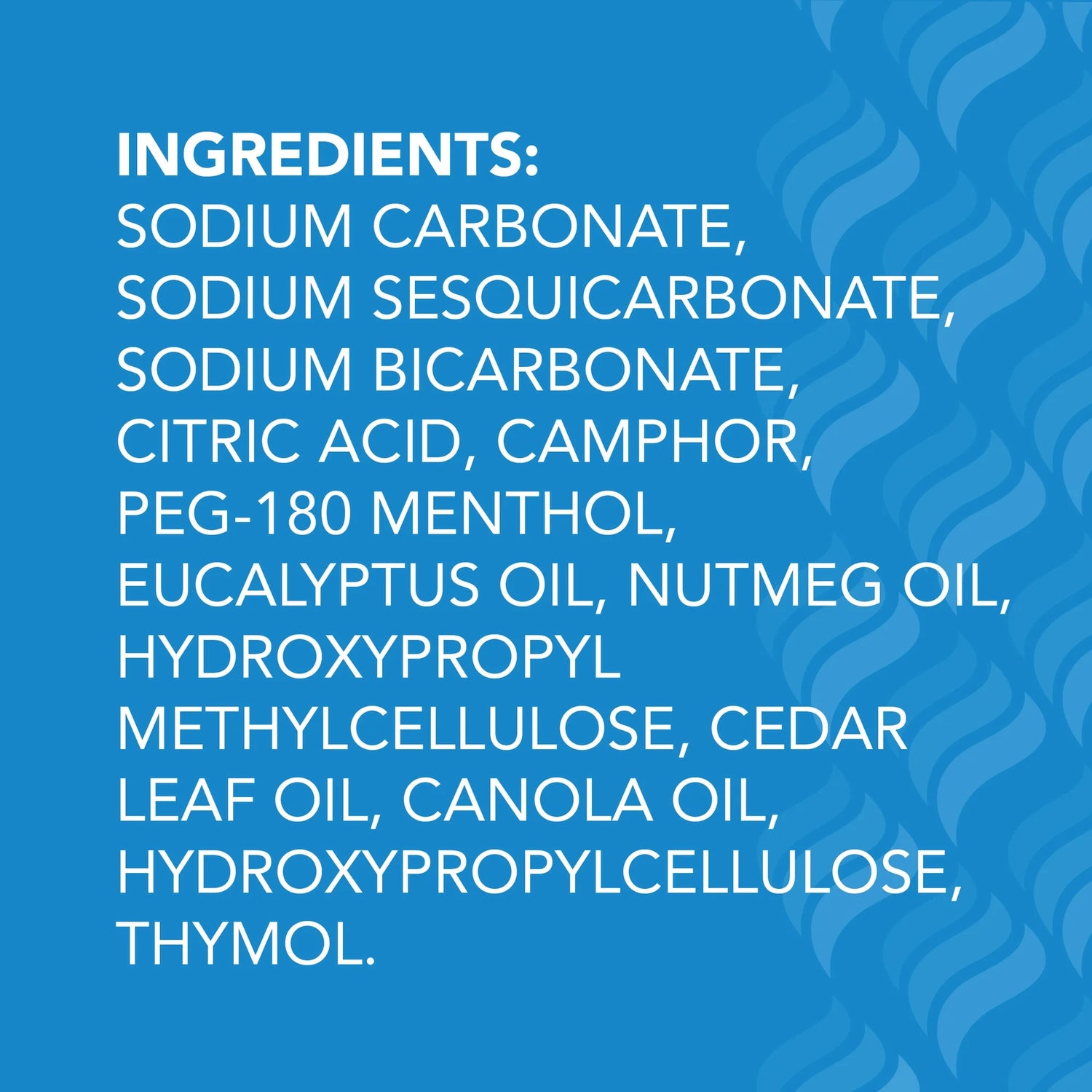 Vicks VapoShower Shower Tablets ingredients label 5 Pack