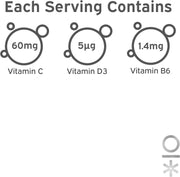 Ingredient list for Nutriburst Greens & Mushroom gummies supplement.