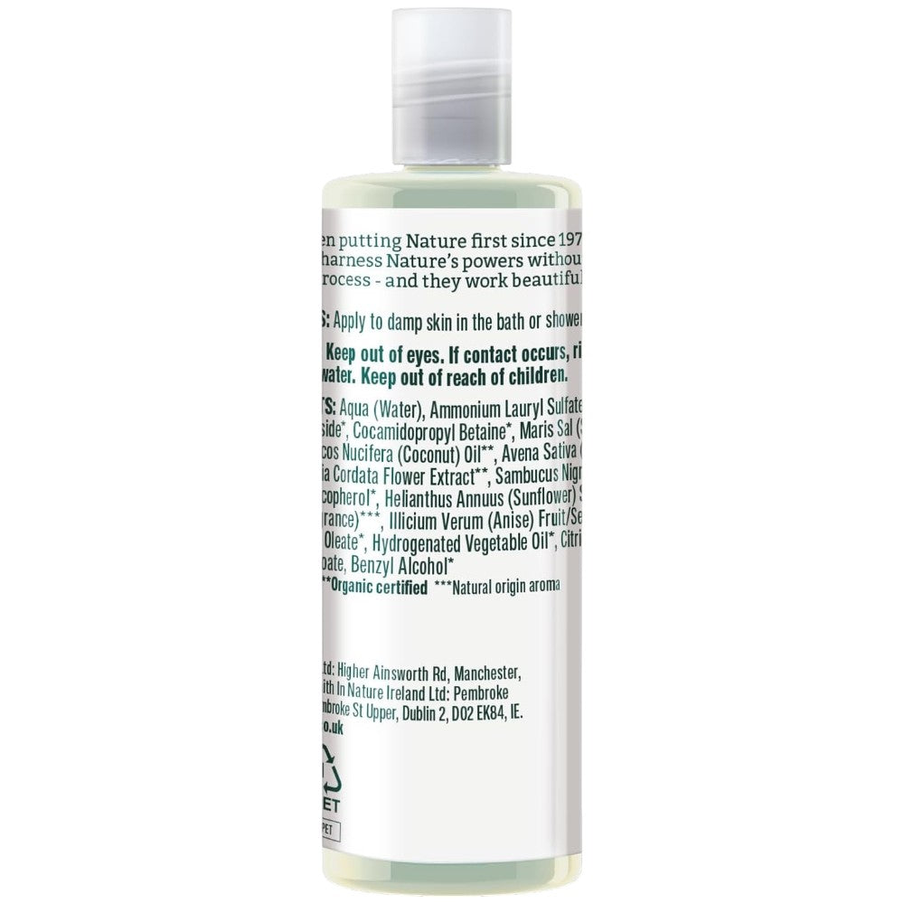 Faith In Nature Uplifting Body Wash Coconut 100ml bottle ingredients