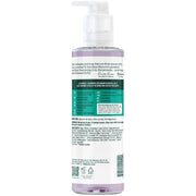Faith In Nature Lavender & Geranium Relaxing Hand Wash, pump bottle packaging, lavender and geranium, 400ml, ingredients & barcode