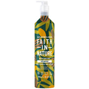 Faith In Nature Shea & Argan Moisturising Shampoo, bottle packaging, shea and argan, 500ml