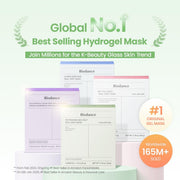 Biodance Refreshing Sea Kelp Hydrogel Face Mask 4 Sheets hydrogel mask during facial skincare routine