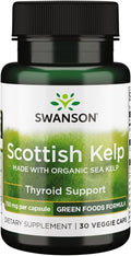 Kelp Écossais Biologique Swanson 750mg – 30 Capsules Végétales