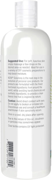 Barcode and product details for NOW Pure Vegetable Glycerin, 473ml