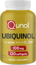 Gélules molles Qunol Ubiquinol CoQ10 100 mg 120 unités